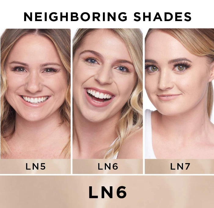 PÜR 4-in-1 Love Your Selfie Longwear Foundation & Concealer, LN6 - Image 4 of 4