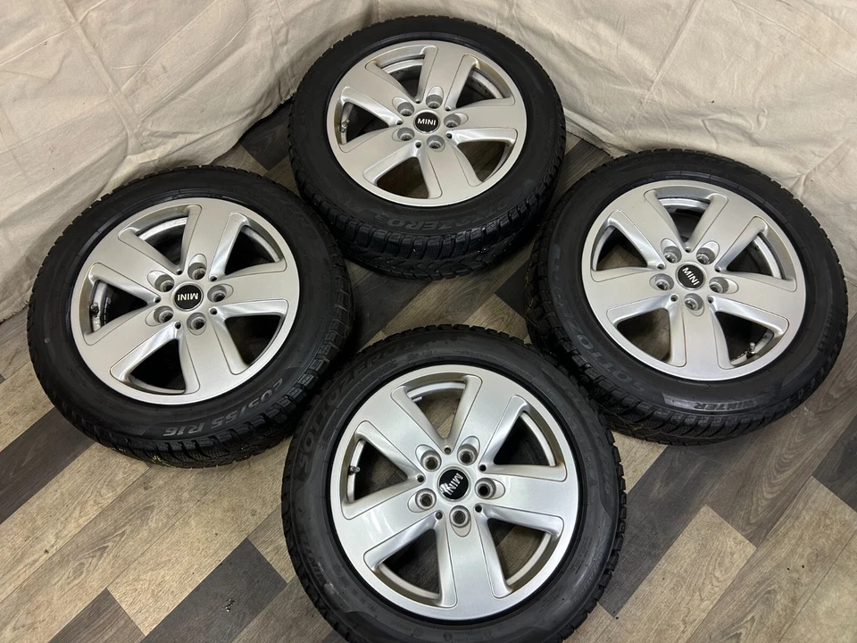 Orig. Mini Clubman F54 Alufelgen Winterreifen 205/55R16 DOT16/21 RDKS Spoke 517 - Bild 2 von 4