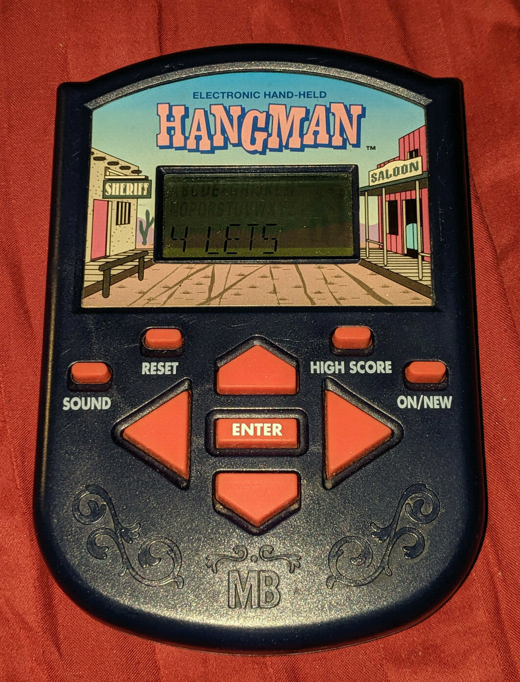 hangman electronic handheld game