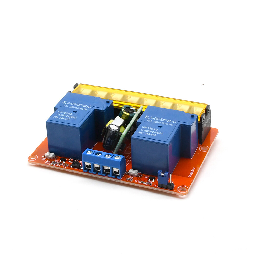 Relay Module 2 Channel 30a With Optocoupler Isolation 5v Supports High ...
