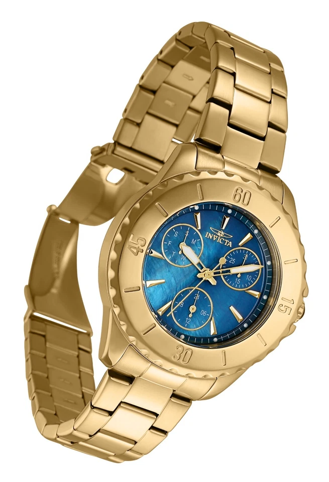 RELOJ INVICTA ANGEL 29108 38mm Japón VH68 Manchas en Chapado SIN CAJA Foto 3 de 4