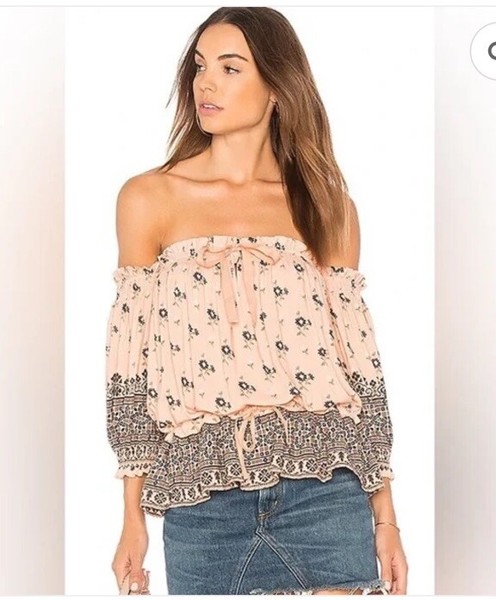 Spell And The Gypsy Collective Off The Shoulder Lionheart Top Size S