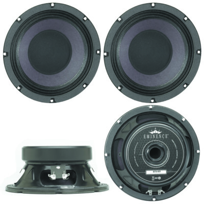 4x Eminence Beta-8CX Pro 8'' Coaxial Midrange Mid-Bass Woofer 500W Speaker