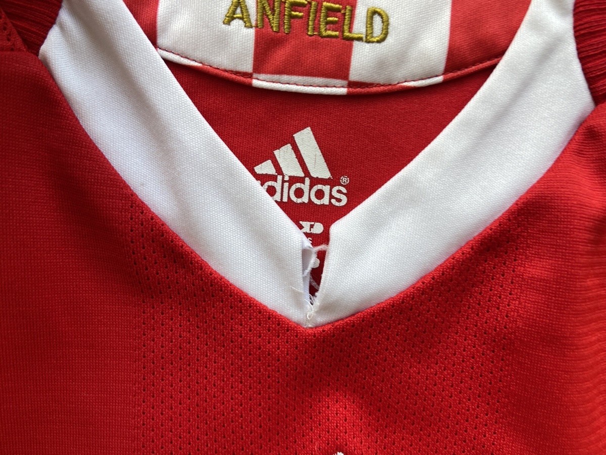 LIVERPOOL 2008 2010 HOME FOOTBALL SHIRT SOCCER JERSEY ADIDAS