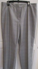 Jones of New York Essential Plaid Lined Pants Regular Size 16