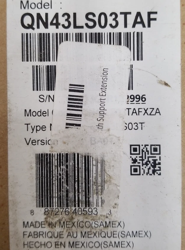 SAMSUNG 43" Frame QLED LS03 4K UHD 60Hz Smart TV Dual LED Quantum HDR Brand New - Image 4 of 4