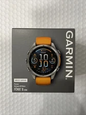 Garmin Fenix 8 Sapphire Titanium Smartwatch GPS Watch - 47mm AMOLED SEALED