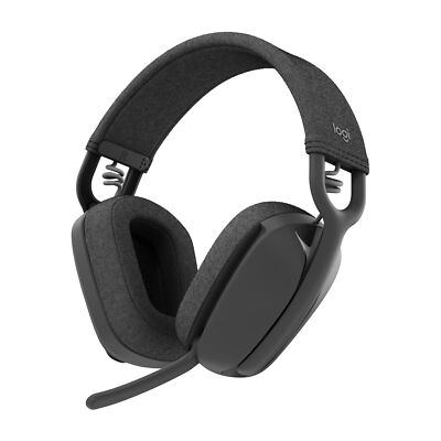 Logitech Zone Vibe 100 Lightweight Wireless Over Ear Headphones  Graphite