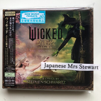 Wicked Original Soundtrack 2CD Deluxe Edition Japan Bonus Tracks + Photo cards