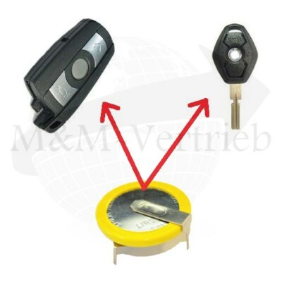 BMW Schlüssel Akku LIR2025 Batterie E60 E81 E91 X5 Z4 E39 E46 E90 VL2020 **TOP**