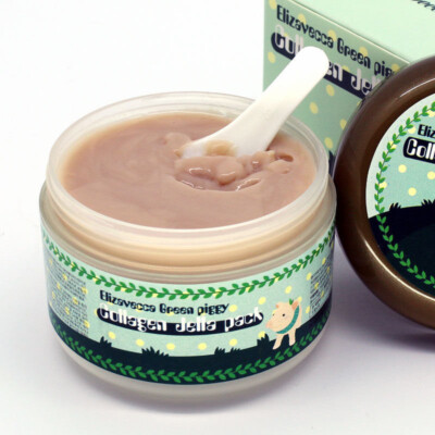 即日配送可能⭐️ 10g 大熊製薬　リジュビオンフェイスクリーム20gセット Elizavecca Green Piggy Collagen Jella Pack, Anti-Aging