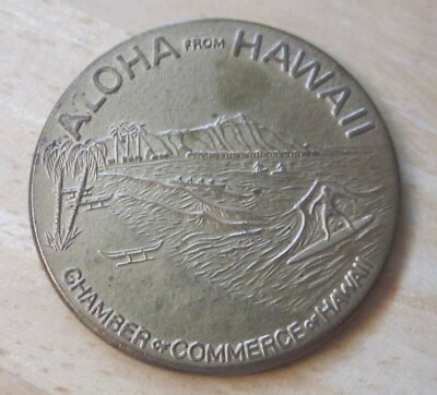 1975 Hawaii Dollar Honolulu/Aloha From Hawaii MEDAL | eBay