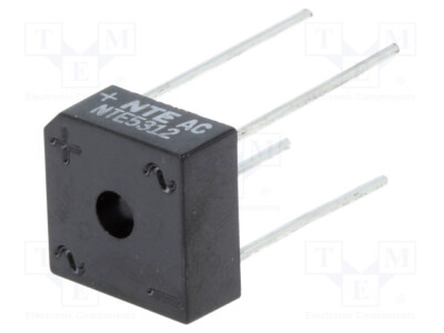 Bridge Rectifier: Single Phase; Urmax: 100V; If: 8A; Ifsm: 200ANTE5312 Square