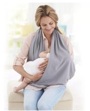 Nuroo Nursing Cover Scarf Breastfeeding Hooter Hider Covers Gray