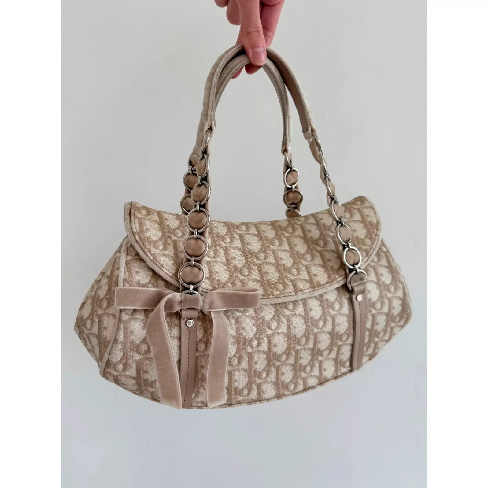 Sac à main Dior Romantique Trotter monogramme