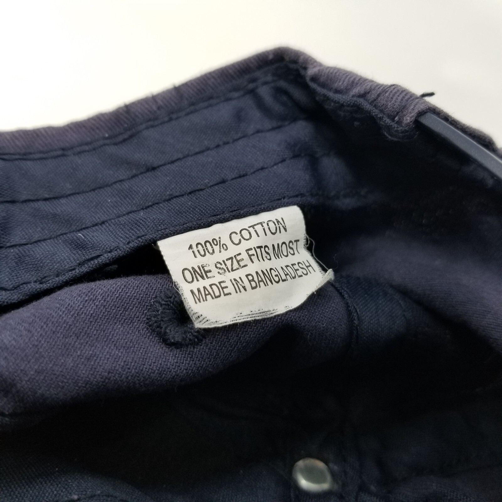 Solid Snapback Baseball Hat Cap Adjustable Navy B… - image 6