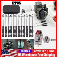 12 Pcs Carburetor Adjustment Tool Kit for Common 2 Cycle Small Engine US Stock