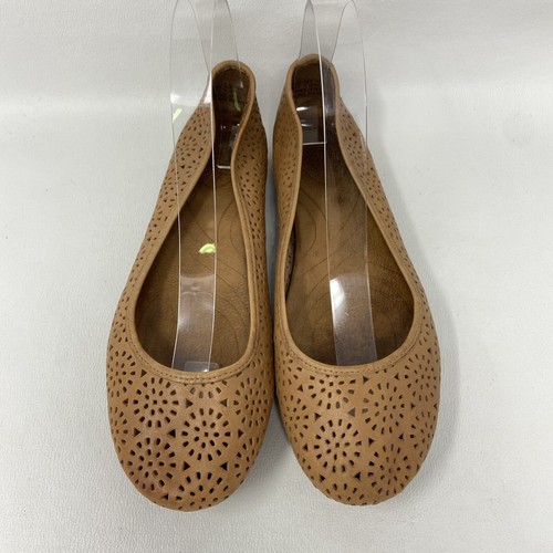 Indigo By Clark’s Tan Leather Bea Flats Size 8.5M #61124 - Picture 5 of 12