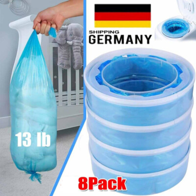 8 Stück Nachfüllkassetten kompatibel mit Angelcare Windeleimer& Litter Locker II