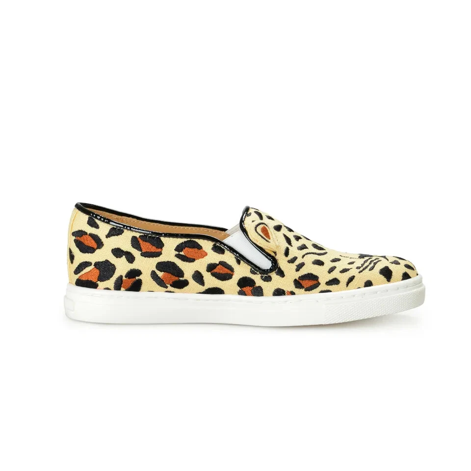 Loafers Charlotte Olympia Girls "INCY FERAL CATS" Multi-Color Leather Shoes - Image 2 of 4