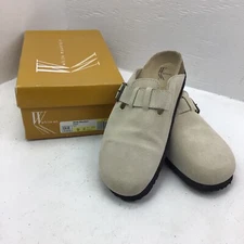 White Mountain Ladies Suede Leather Clog