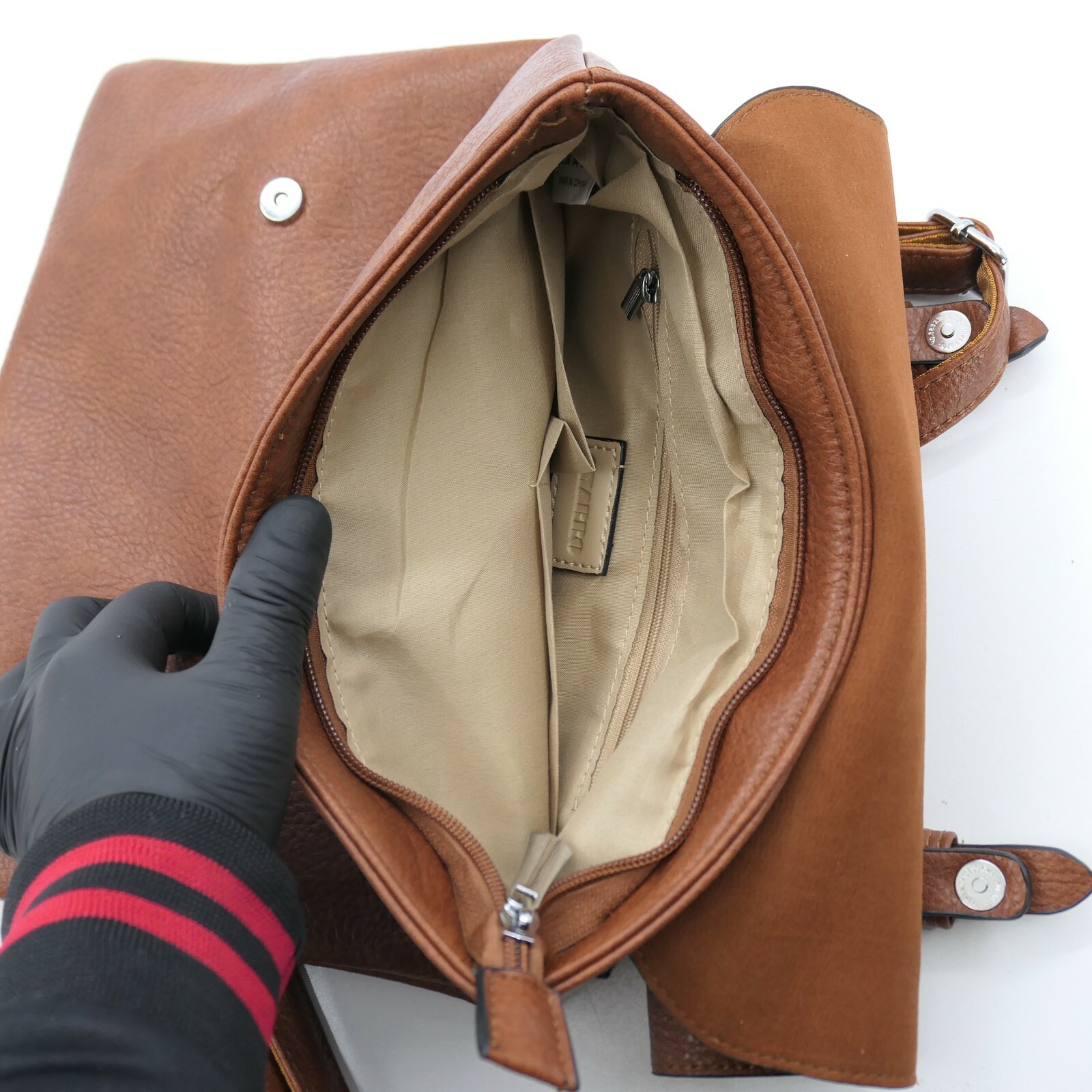 Cinghie Aggiuntive In Pelle Marrone - Accessorio Moda Per Borse E Accessori - Foto 8