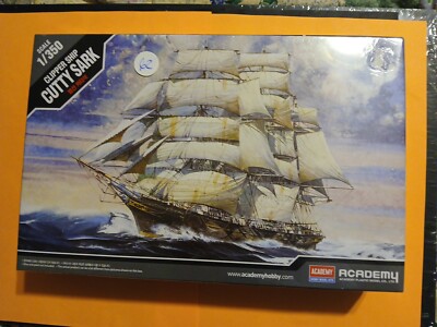 Academy Clipper Ship Cutty Sark 1/350 Scale Plastic Model Kit #14110 new sealed