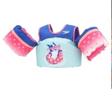 Speedo Kid's Safe Splasher Swimming Safety Multicolor Vest Size 30-50 lbs.