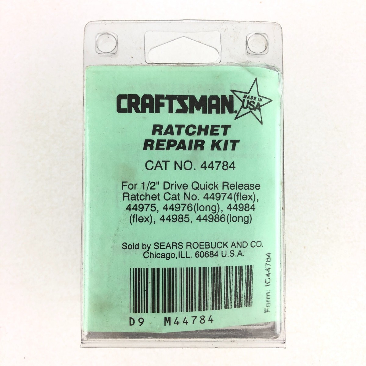 Craftsman 44784 1/2” Dr. Ratchet Repair Kit 44974 44975 44976