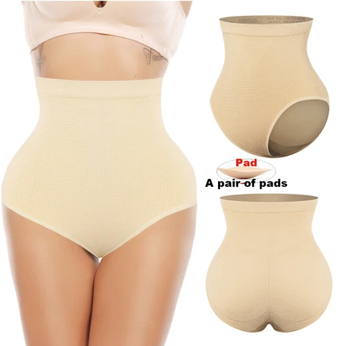 Women Padded Underwear Shorts Tummy Control Butt Lifter Hip Enhancer Body Shaper - Picture 24 of 26