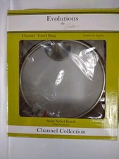 Gatco Channel 4692 Satin Nickel Towel Ring   New in Box