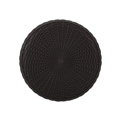312340 Wallice Outdoor Patio Table, Dark Brown - Picture 6 of 7