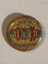 McCormick Line Pinback Farm Machinery International Harvester IHC