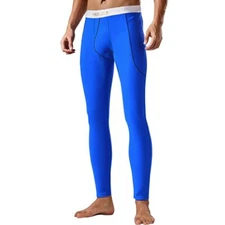 Mens Long Johns Thermal Underwear - Base Layer with Hammock Support Warm Bottoms