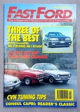FAST FORD ENTHUSIASTS MAGAZINE RARE FEBRUARY 1991 GRANADA SIERRA COSWORTH RS2000