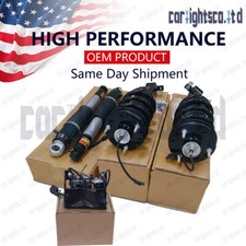 4x Front Rear Shocksair Suspension Compressor Pump For Escalade Yukon 15-20