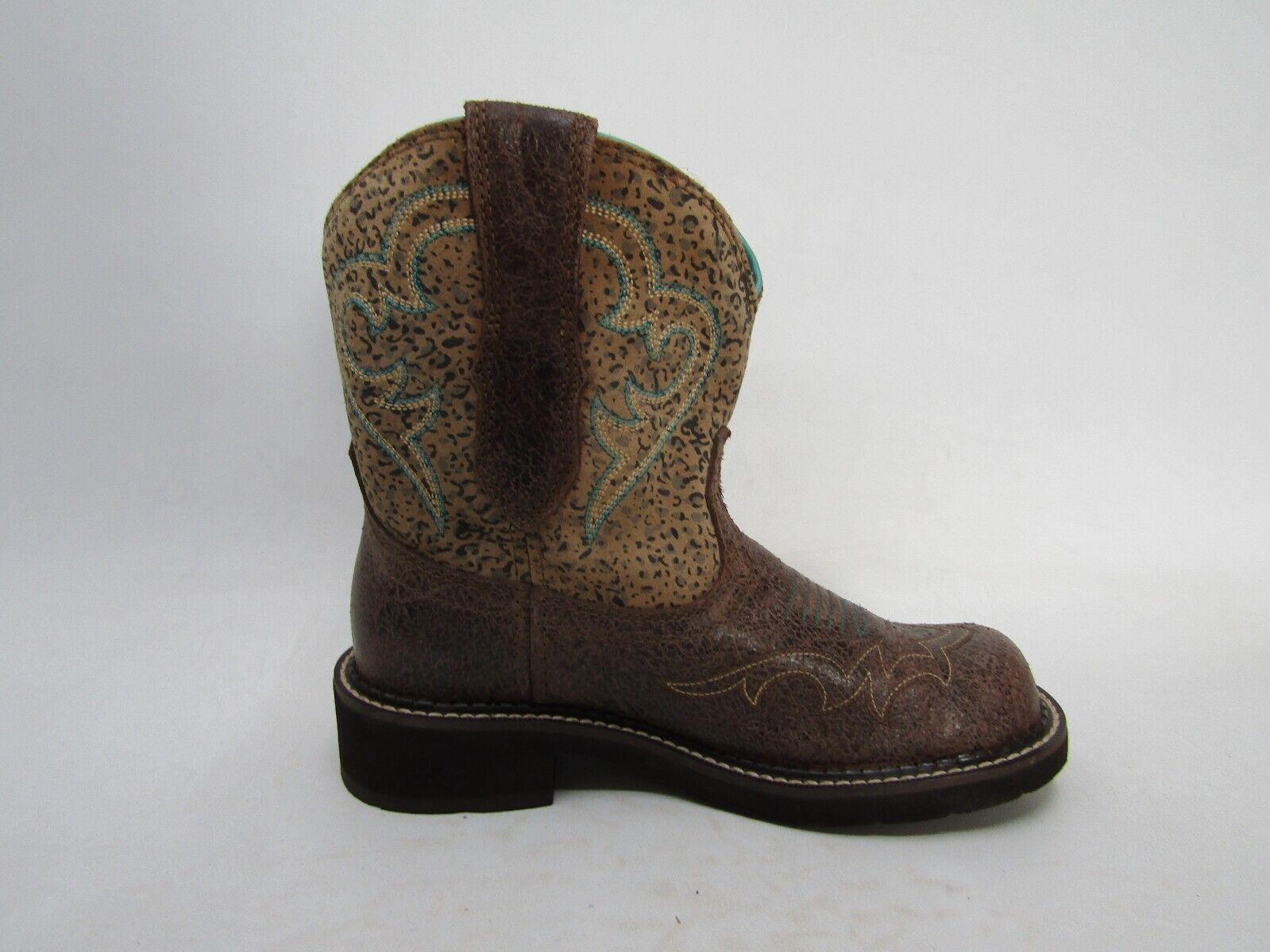 Ariat Fatbaby Womens Size 6.5 B Brown Suede Cheet… - image 4