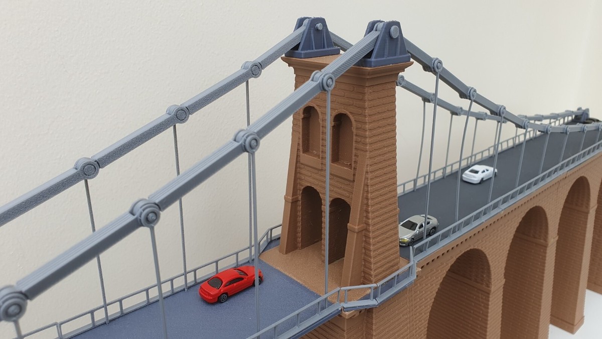 1:150 Scale Menai Suspension Bridge Kit, 'Spirit of Menai' UK