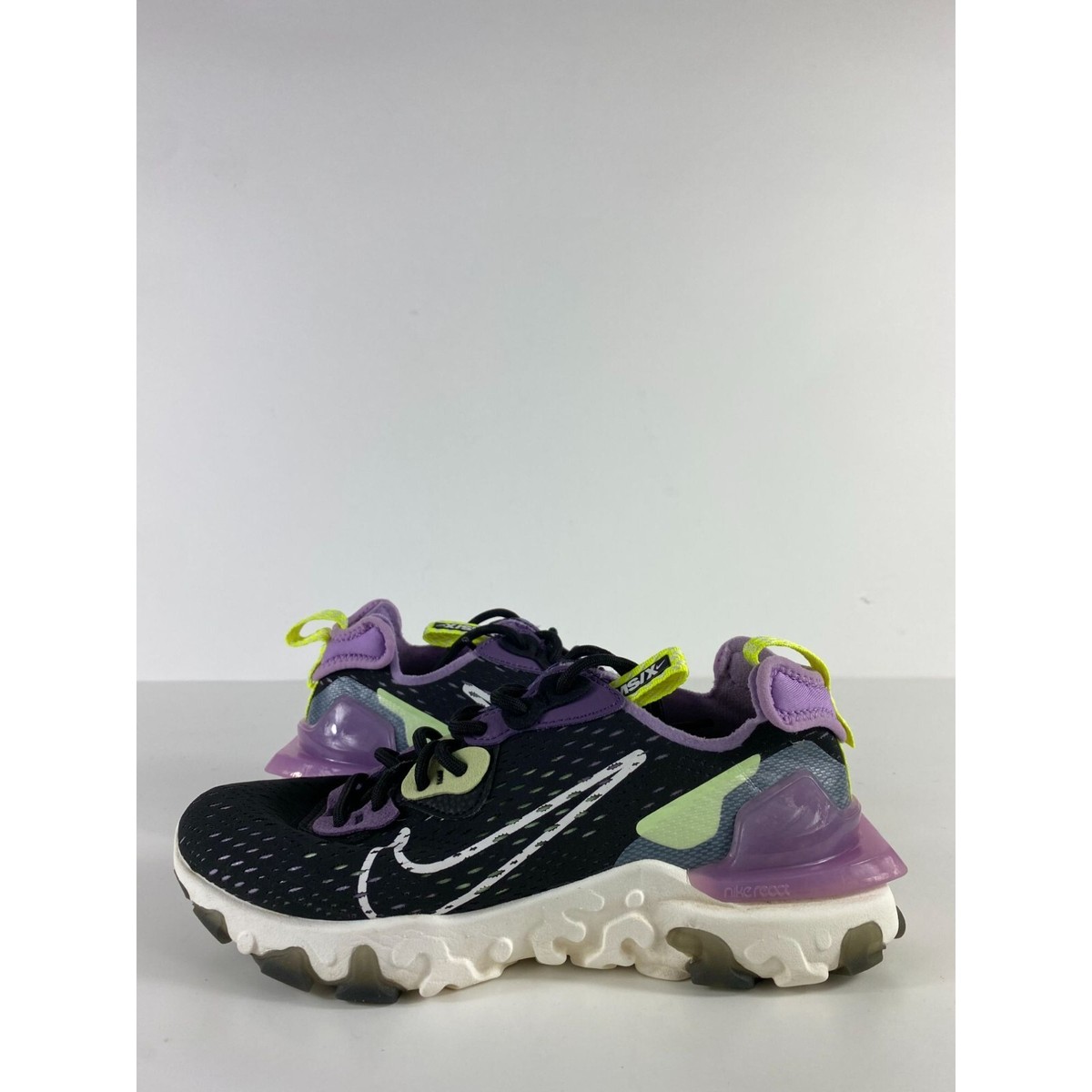 Nike React Vision Gravity Purple Volt Sneakers C17523-002 Women 