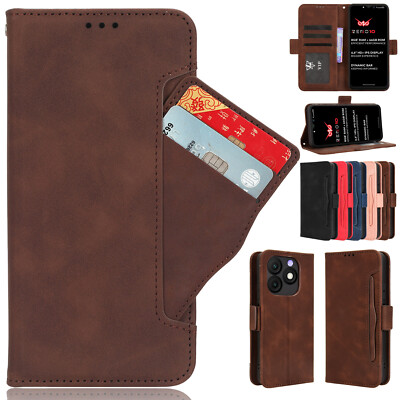 For itel Zeno 10 4G, Luxury Separable Card Slot Leather Wallet Stand Case Cover