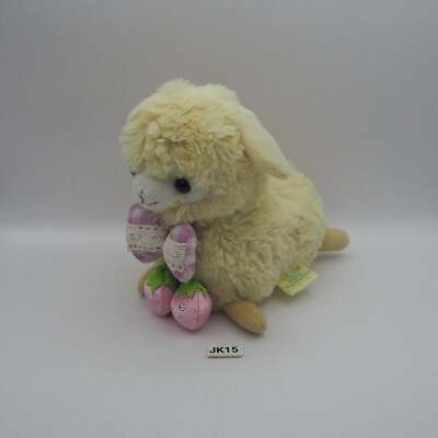 JK15 Alpaca Baby Alpacasso Cream Amuse Plush 6'' Stuffed Toy Doll japan