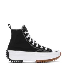 Womens CONVERSE CHUCK TAYLOR RUN STAR HIKE HI Black/White/Gum Shoes 166800C