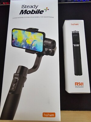 iSteady Mobile +   3-Achsen Handheld Gimbal für Smartphone + Selfie Stick Tripod