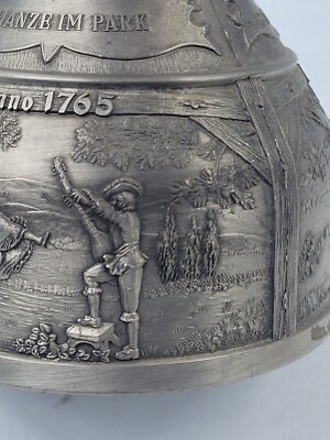 Vintage SKS ZINN 95% Pewter Dispenser Germany Anno 1765, Anno 1870