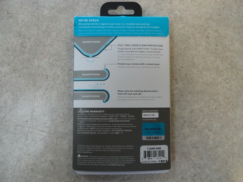 NUEVA Funda Speck Presidio Stay Clear para iPhone X y iPhone Xs - Transparente - Imagen 2 de 7