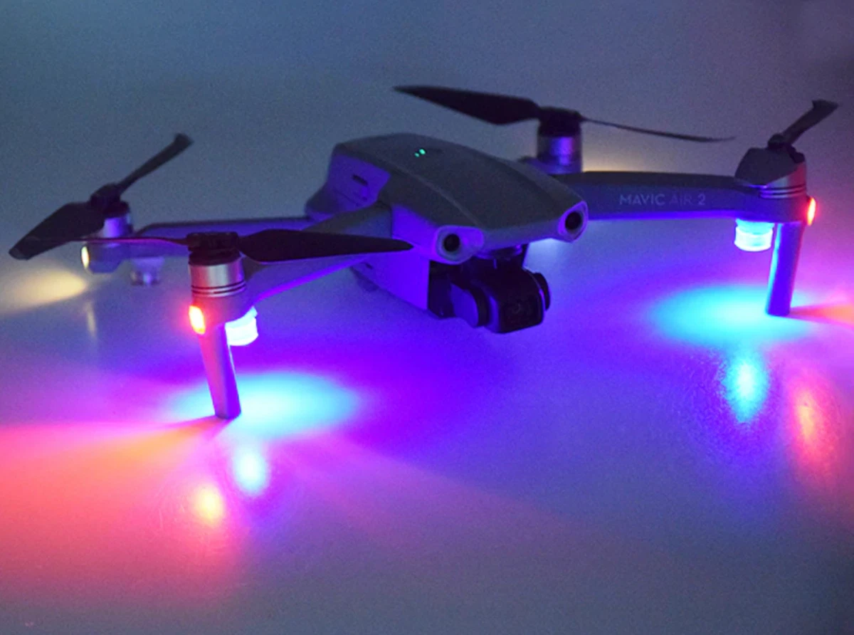 Night Light for DJI Mavic Mini 2 3 4 Drone Night Flight 4Pcs Set