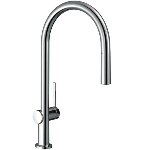 Hansgrohe Talis M54 210 1 Jet Chrome Pullout Kitchen Mixer Tap with sBox - Picture 2 of 12
