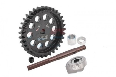GPM XRT033TS-BK Motorritzel Stahl mit D-Fräsung Mod 1.5 33T X-Maxx, XRT