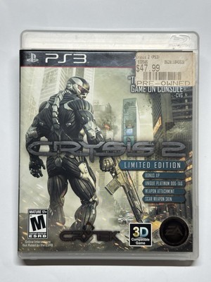 Crysis 2 Limited Edition (Sony PlayStation 3 PS3) CIB Complete Manual Tested