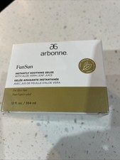 New Sealed Boxed Arbonne Funsun Aloe Vera Soothing Leaf Juice After Sun 354ml